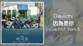 【韓繁中字】Davichi 다비치 － 因為是你  그대니까요  Live OST Part3  라이브 OST Part3 [upl. by Namajneb]