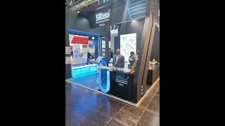 Water Curtain At VALVE WORLD EXPO 2022  Düsseldorf Germany  Uflow Automation [upl. by Tsui]