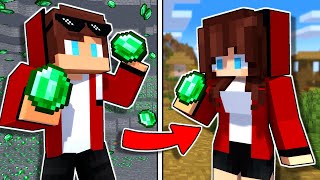 MAIZEN  JJ became a GIRL2  Minecraft Animation JJ amp Mikey [upl. by Chin]