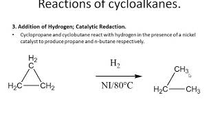 chemistry of cycloalkanes [upl. by Alemat376]