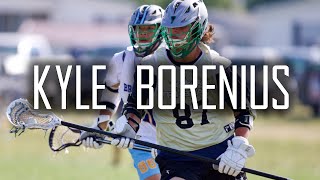 Kyle Borenius Red Bank Regional 24  Defense 2021 Lacrosse Highlights [upl. by Torrance]