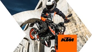 KTM 200 DUKE  Set the street alight  KTM [upl. by Releehw39]