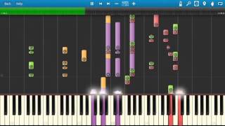 Eurythmics  There Must Be An Angel Playing With My Heart  Piano Tutorial  Synthesia [upl. by Asle]