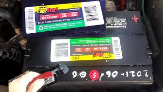 Opening a Maintenance Free Battery Everstart Max [upl. by Ailedo]