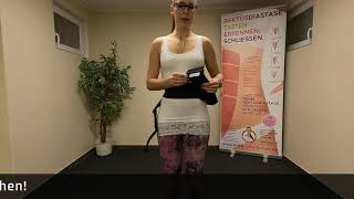 Diastasis Rehab Splint®  Wie lege ich einen 3ArmSplint an [upl. by Encratia]