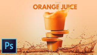 Fruit Juice Photo Manipulation Effect Photoshop Tutorial [upl. by Magill]