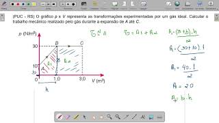 trabalho em uma transformação gasosa 2 [upl. by Oninotna48]