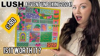 LUSH ADVENT CALENDAR UBOXING 2024  The BEST Calender They’ve Done This Year 🎄 [upl. by Nikolai]