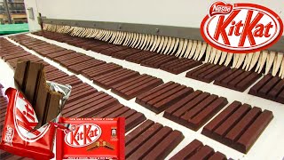 How Kit Kat Are Made In Factory  How Its Made Kit Kat [upl. by Jammal]