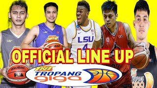 TNT TROPANG GIGA OFFICIAL ROSTER OF PBA SEASON 49 GOVERNORS CUP [upl. by Remlap425]