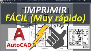 Imprimir Fácil en AutoCAD para Principiantes  Plotear rápido Planos sin saber  Grosor Línea Escala [upl. by Airliah]