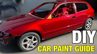 STEP by STEP Guide to Paint Your Car By Yourself [upl. by Malissa585]