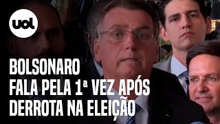 Pronunciamento de Bolsonaro veja o discurso completo do presidente após derrota nas eleições [upl. by Mela155]