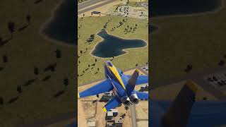 Fighter Jet goes through the Dubai Frameبرواز دبي dcs [upl. by Enoryt628]