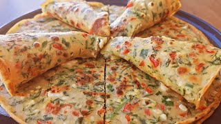 Kahvaltılık BÖREK Tadında Krep Tarifi Sebzeli KOLAY Krep Nasıl Yapılır Börek Tarifi krepbörek [upl. by Riegel40]