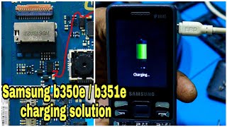 Samsung b350e charging problem  Samsung b350e charging jumper  Samsung b351e charging ways [upl. by Shelton]