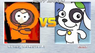 MUGEN REQUESTS  Kenny McCormick vs Doki  South Park vs Doki [upl. by Brand]