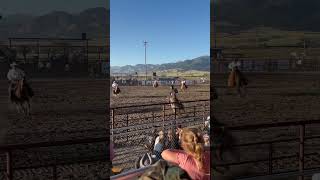 Valley View Bozeman Thursday Night Rodeo Bucking horses and bull riding [upl. by Prudi]