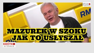 Mazurek w szoku jak to usłyszał Rolnik opowiada o absurdach w hodowli świń [upl. by Eniamart]