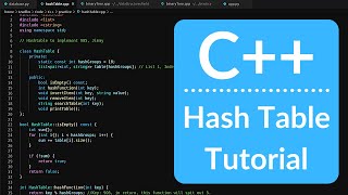 C Hash Table Implementation [upl. by Alimac]