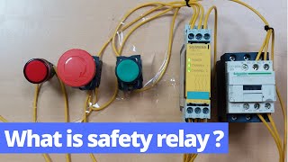 How to wire a Safety Relay  Safety relay working principle  How relays work for electrical safety [upl. by Desimone]