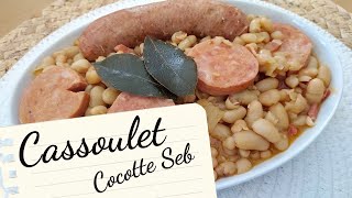 CASSOULET AVEC COCOTTE MINUTE SEB CLIPSO 👍 [upl. by Yelrak]