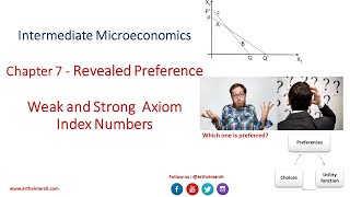 Revealed Preference  Strong and Weak Axiom Index Numbers  Chapter 7 Intermediate Microeconomics [upl. by Dove846]