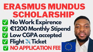 How to apply for Fully Funded Erasmus Mundus Scholarship 2024 [upl. by Payne]