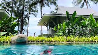 Swimming pool  Moracea Khao Lak Resort thailand vacation [upl. by Ver658]