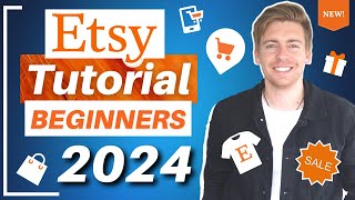 How to start Selling on Etsy in under 10 Minutes Etsy Tutorial for Beginners 2024 [upl. by Anerom]