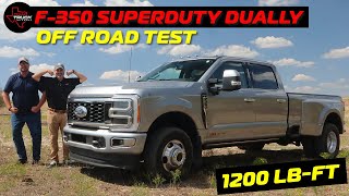 Is The Ford F350 SUPERDUTY DUALLY Good Off Road  TTC Hill Test [upl. by Irallih]