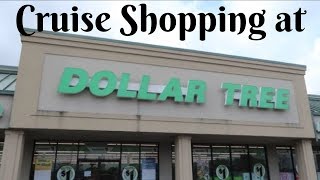 Cruise Shopping at Dollar Tree [upl. by Nnoj]