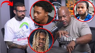 Wack 100 CHECK Adam about Pop Smoke Killer interview amp Talks Lil Durk son [upl. by Aicel]