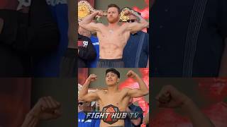 Canelo vs Jaime Munguia  Weigh In amp Face Off [upl. by Rema]