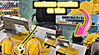 COSTURAS 🙄 como coser rápidamente camisa ✂️🧵EN VIVO ➡️ 👉 ✅️ [upl. by Donoho96]