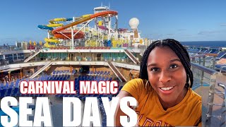 THREE SEA DAYS on CARNIVAL MAGIC 8day Exotic Eastern Caribbean Cruise 2023 [upl. by Artimas]