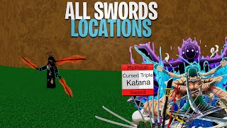 All Swords Locations in Blox Fruits  Second Sea [upl. by Olegnaid]