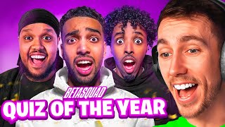 Miniminter Reacts To Beta Squad Quiz of the Year [upl. by Normie]