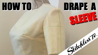 How to Drape a Sleeve or Add Sleeves [upl. by Jacinda388]