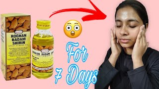 I USE ALMOND OIL ON MY FACE FOR 7 DAYS AND THIS IS WHAT HAPPENED [upl. by Barbour]