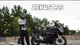 ZENS FIRST HIGHWAY EXPERIENCE  CFMOTO 450SS MOTOVLOG [upl. by Hoffert256]