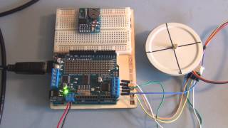 Adafruit Motor Shield and Arduino Uno Stepper Motor Tutorial [upl. by Ferren858]