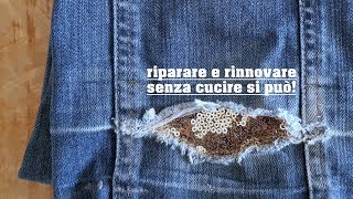 Idee furbe per riparare i vestiti SENZA CUCIRE [upl. by Inaflahk]