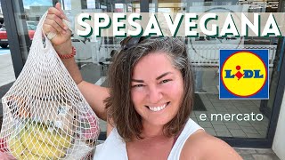 SVUOTA la SPESA LIDL e mercato 🛒 tutto VEGANO per una famiglia numerosa 🌱 [upl. by Siuluj]