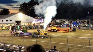 Caterpillar 3208 Pro Stock Pulling Tractor  Amazing sound [upl. by Kalvn]