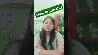 Shelf Prospectus I Company Law I Best CS Coaching shorts [upl. by Airamahs52]