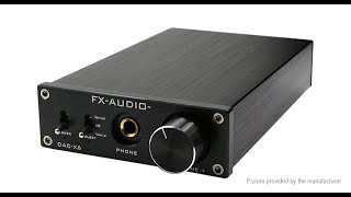 FX Audio DacX6 unboxing Is this the best budget dacamp combo [upl. by Airamanna]