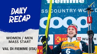 Svahn and Valnes save the best for last in Fiemme Mass Start races  FIS Cross Country World Cup [upl. by Notnert170]