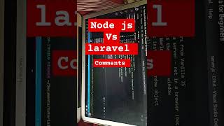 node js vs laravel [upl. by Initirb]