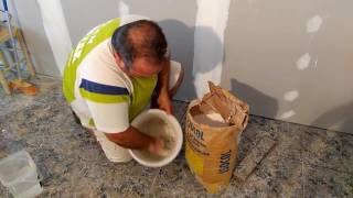 Como Colocar un rodapie en tabique de pladur tablaroca drywall knauf placo durlock como hacer [upl. by Anailli322]